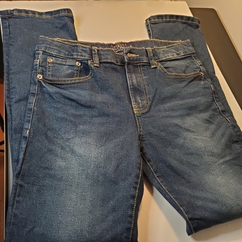 Lucky Brand Sweet N Crop Mid Rise Jeans Girls Size 14 Medium Wash